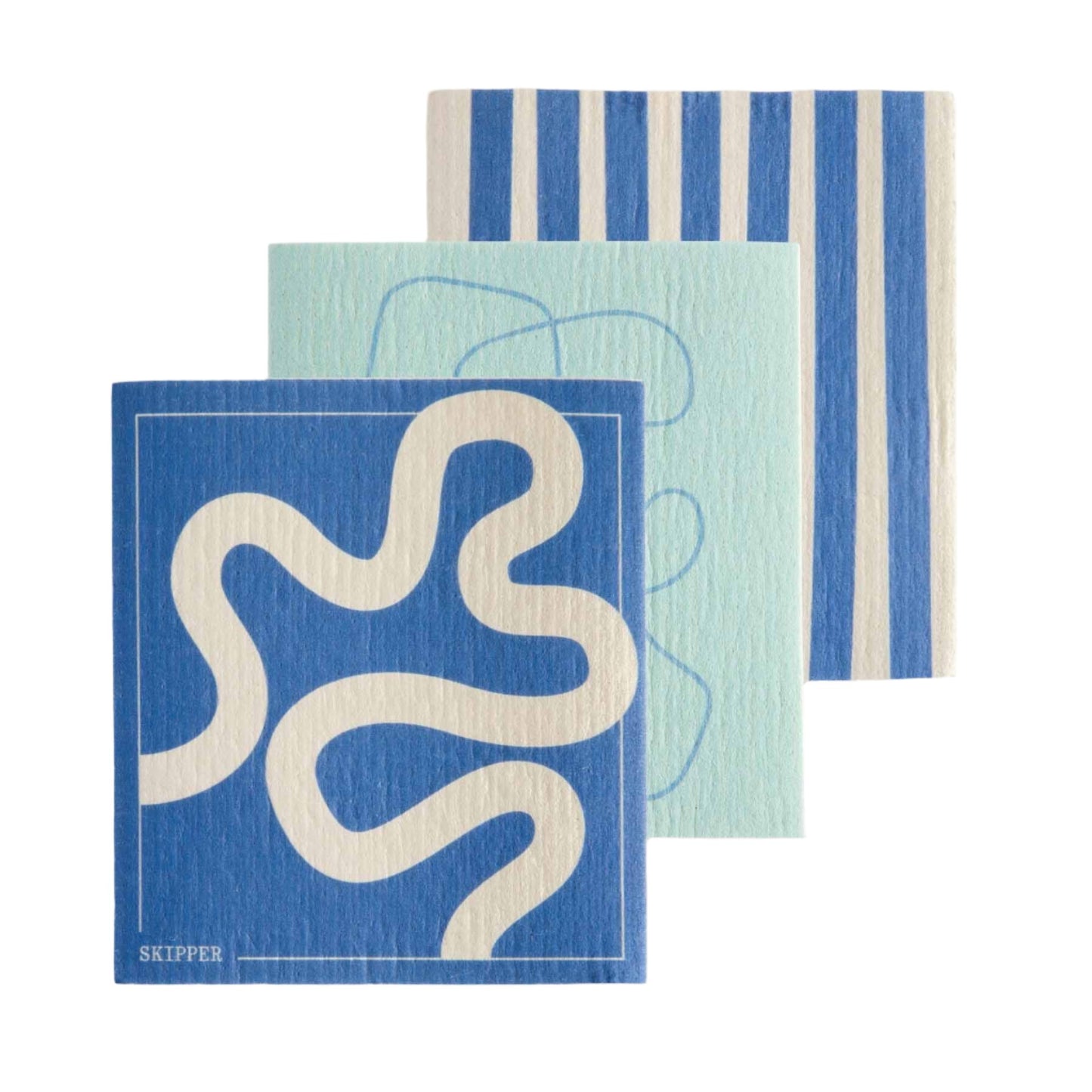 Skipper 3 Pack Swedish Dish Cloths - TrailFresh.com.au