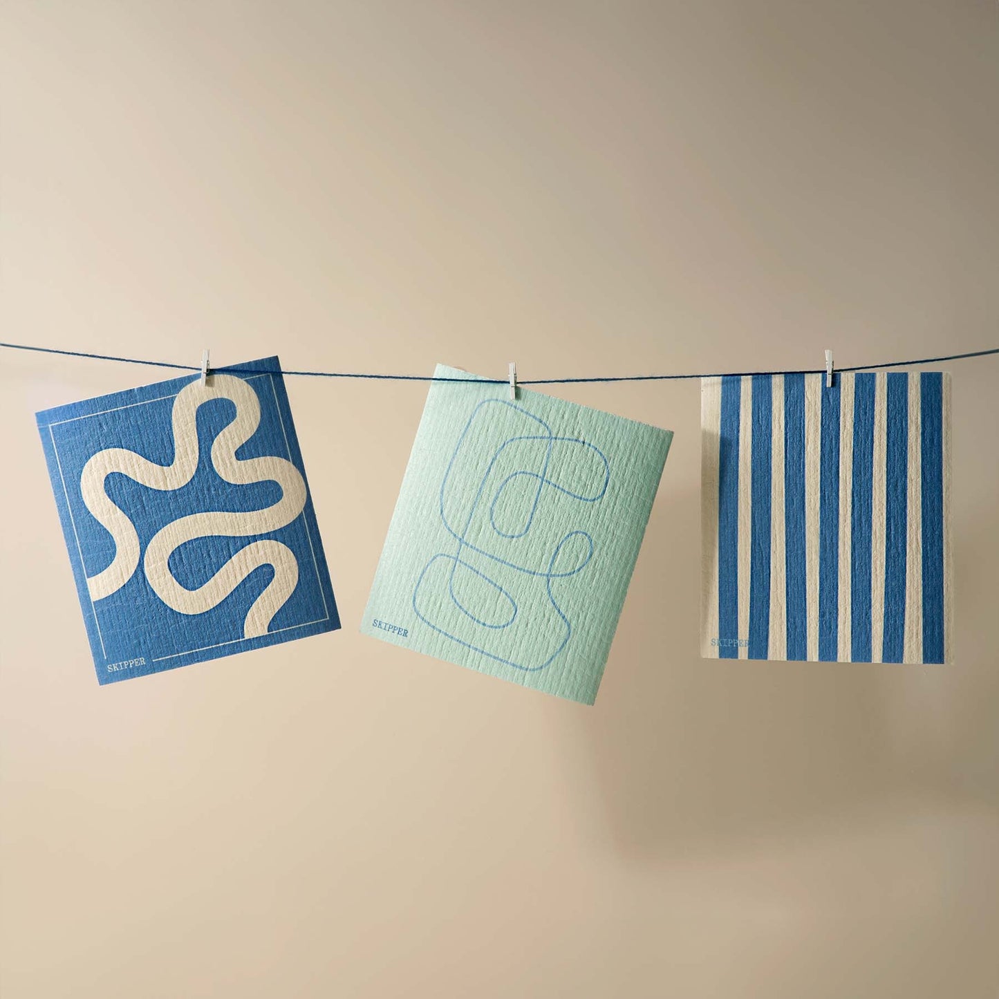 Skipper 3 Pack Swedish Dish Cloths - TrailFresh.com.au